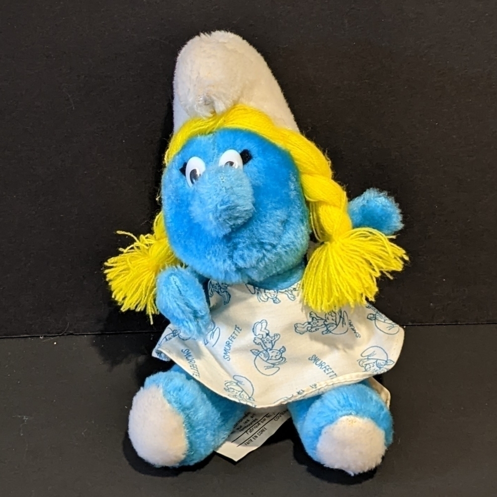 2/$20 Vintage Ganz Smurfette Plush 8” Smurf 1981